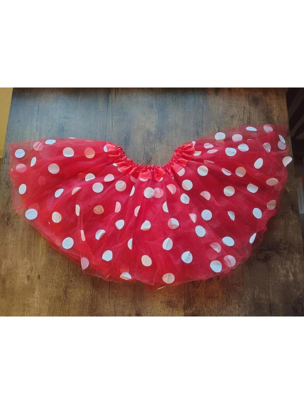 Red Polka Dot Tutu Skirt Girls